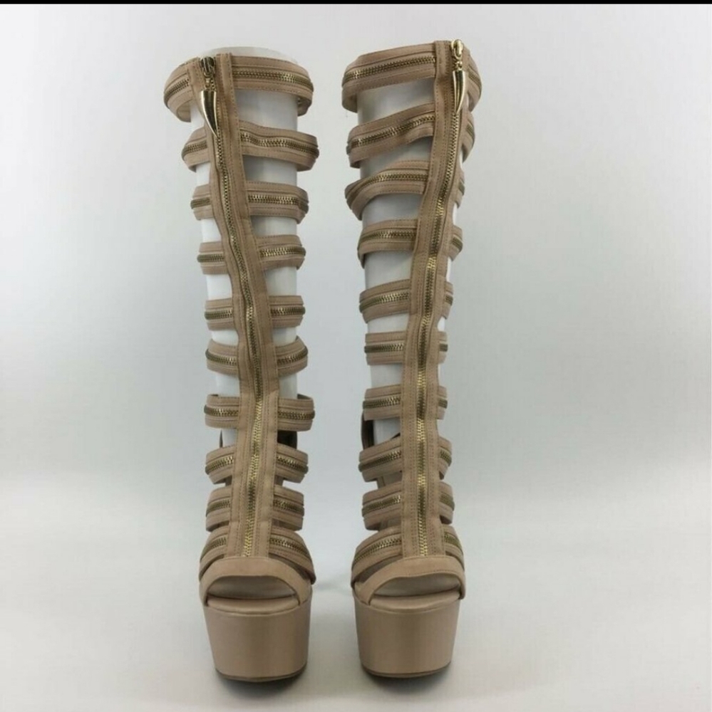 Zigi girl gladiator platform heel